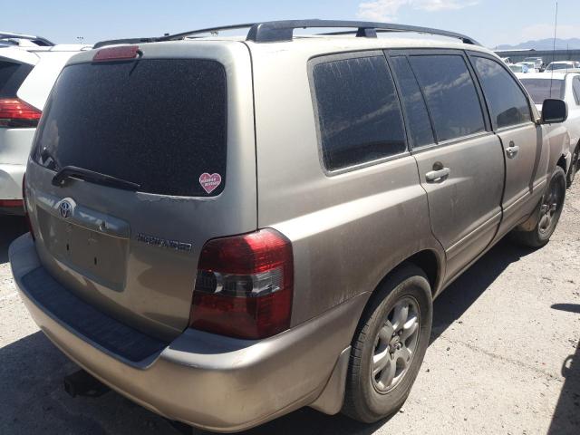 TOYOTA HIGHLANDER 2006 beige 4dr spor gas JTEDP21A660094339 photo #4