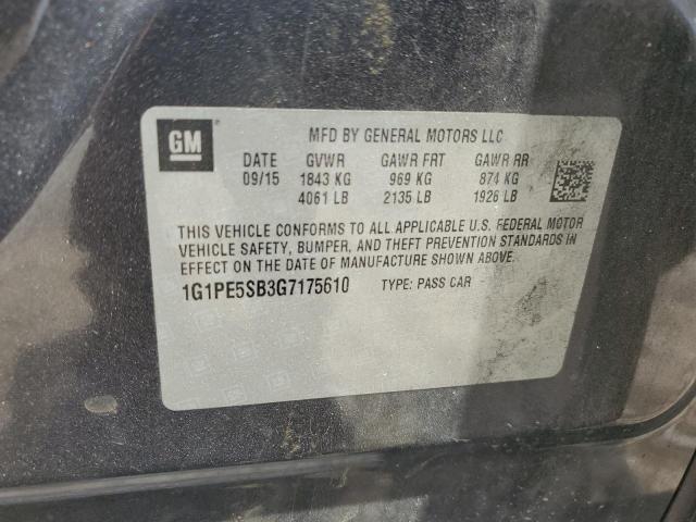 2016 CHEVROLET CRUZE LIMI - 1G1PE5SB3G7175610