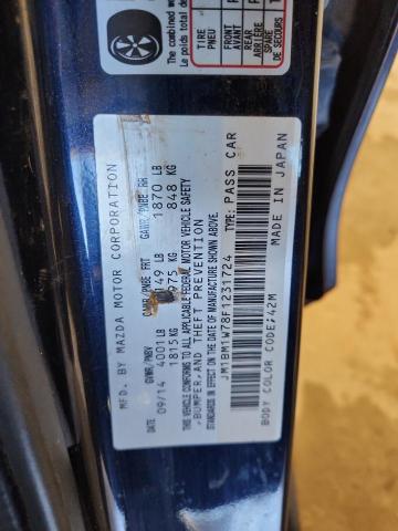 2015 MAZDA 3 GRAND TO - JM1BM1W78F1231724