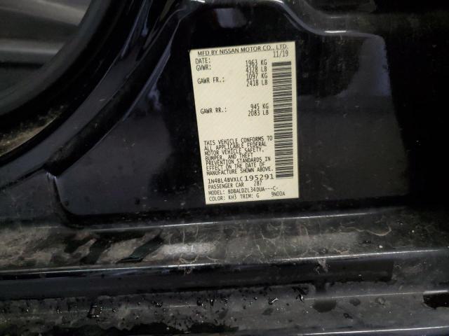 2020 NISSAN ALTIMA S - 1N4BL4BVXLC195291