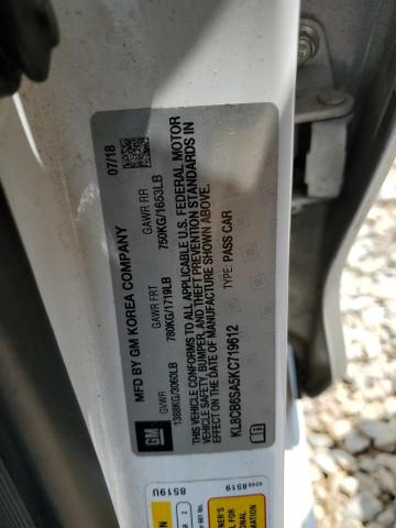 2019 CHEVROLET SPARK LS - KL8CB6SA5KC719612
