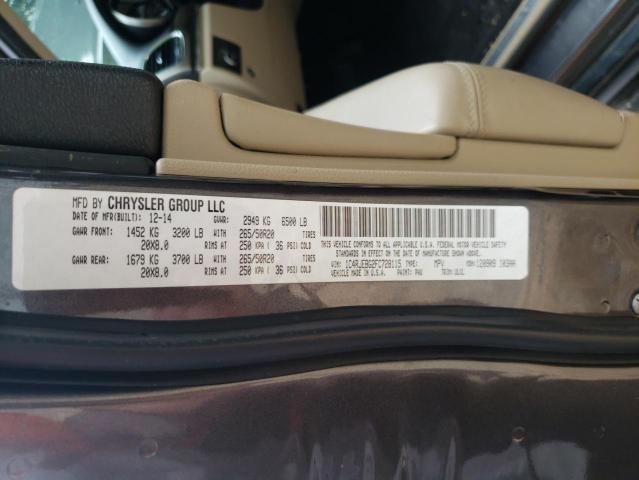 2015 JEEP GRAND CHER - 1C4RJEBG2FC728115