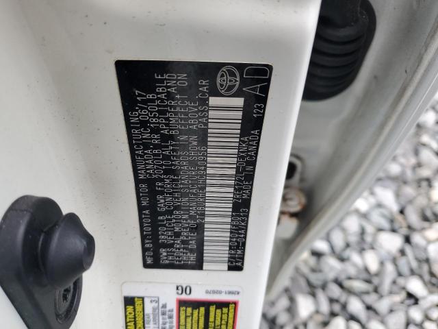 2017 TOYOTA COROLLA L - 2T1BURHE1HC940956