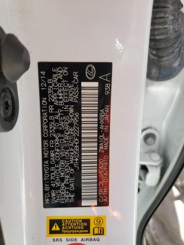 2015 LEXUS CT 200 JTHKD5BH0F2227956