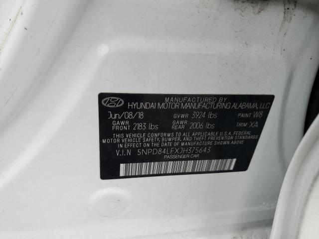 2018 HYUNDAI ELANTRA SE - 5NPD84LFXJH375643