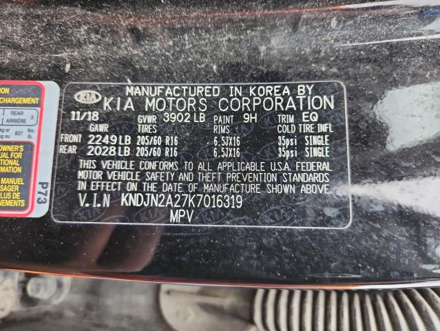 2019 KIA SOUL - KNDJN2A27K7016319