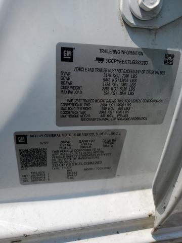 2020 CHEVROLET SILVERADO - 3GCPYEEK7LG382283