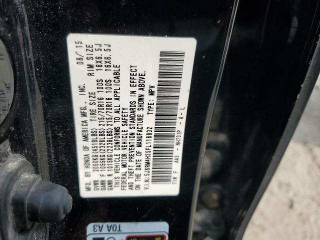 2015 HONDA CR-V LX 5J6RM4H35FL116832