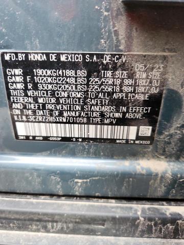 2024 HONDA HR-V SPORT 3CZRZ2H5XRM701058