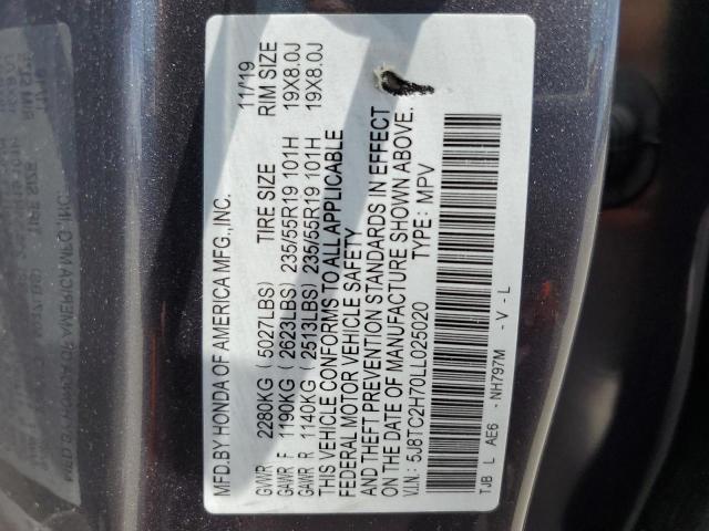 2020 ACURA RDX ADVANC 5J8TC2H70LL025020