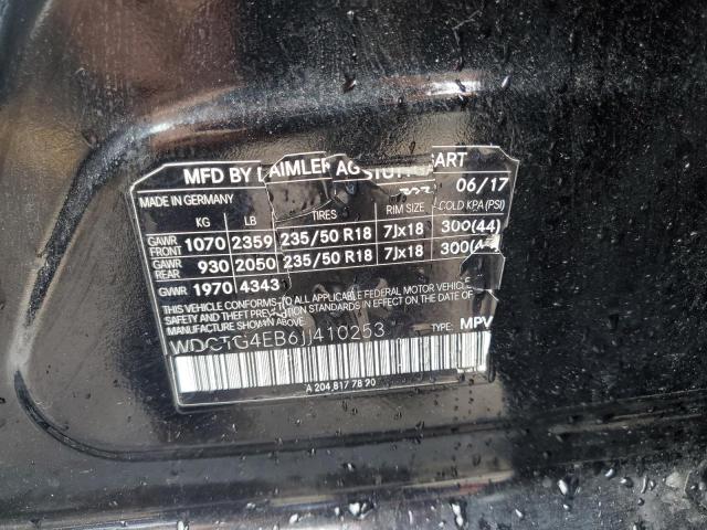 2018 MERCEDES-BENZ GLA 250 - WDCTG4EB6JJ410253