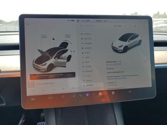 2021 TESLA MODEL Y 5YJYGDEF9MF277739