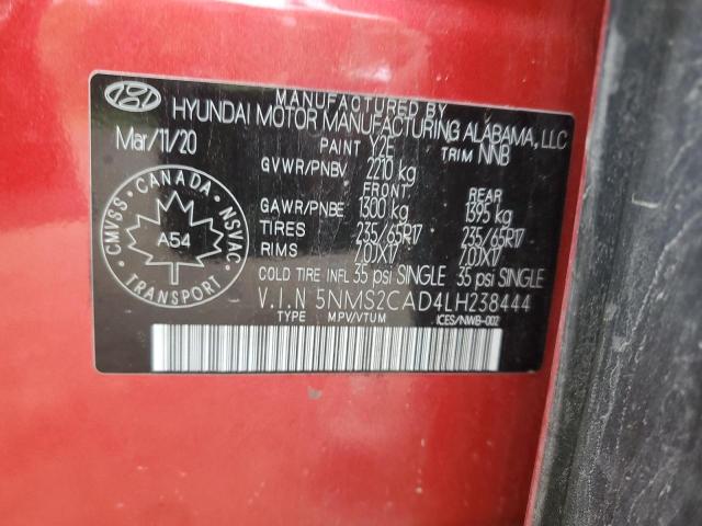 2020 HYUNDAI SANTA FE S - 5NMS2CAD4LH238444