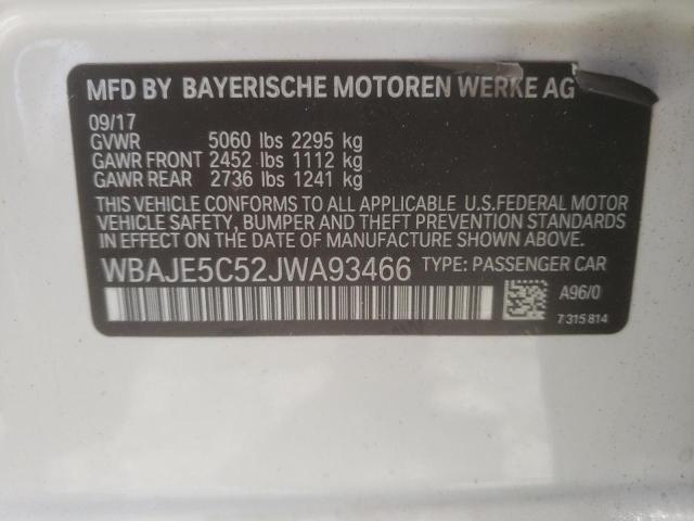 2018 BMW 540 I WBAJE5C52JWA93466