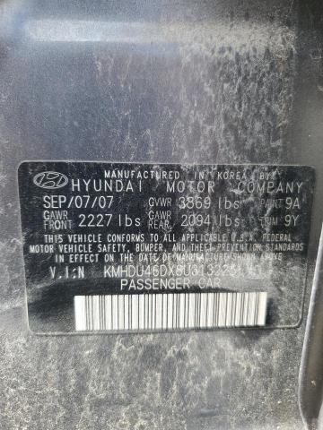 2008 HYUNDAI ELANTRA GLS #3281546394