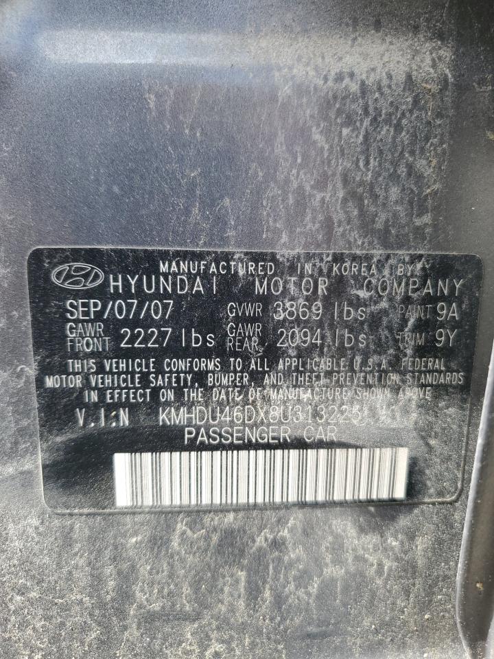 Lot #3281546394 2008 HYUNDAI ELANTRA GLS