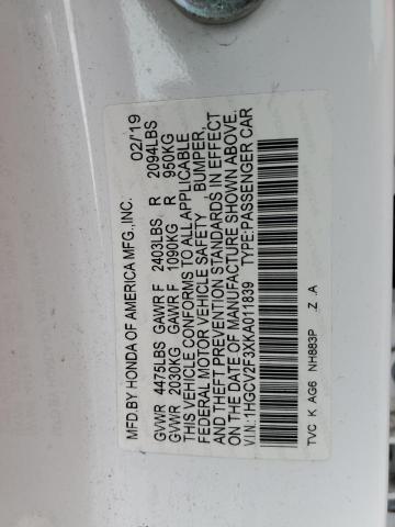 2019 HONDA ACCORD SPO - 1HGCV2F3XKA011839