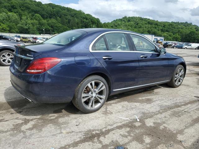Vin: wddwf4kb3gr139291, lot: 61221635, mercedes-benz c-class 300 4matic 20163