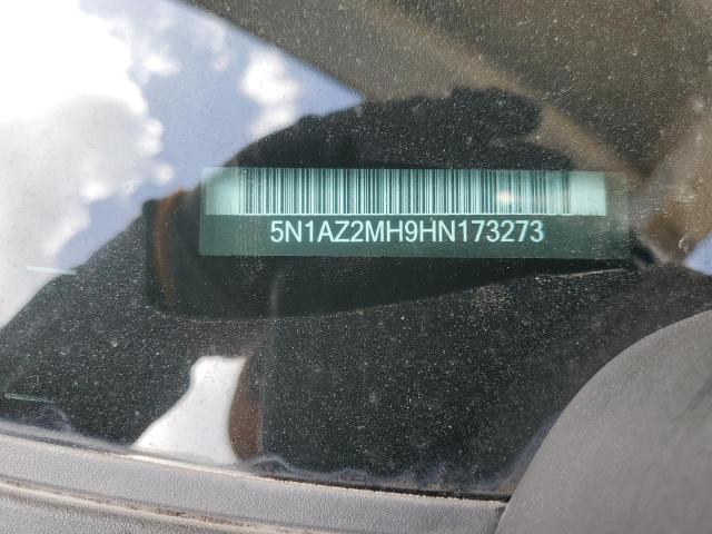 2017 NISSAN MURANO S 5N1AZ2MH9HN173273