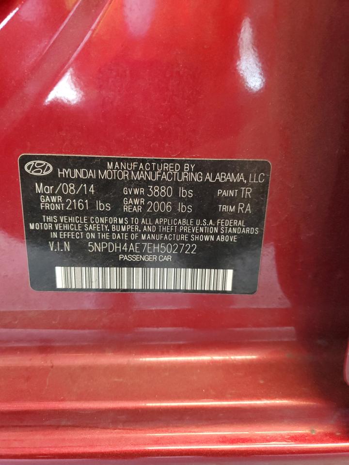 Hyundai Elantra se 2014