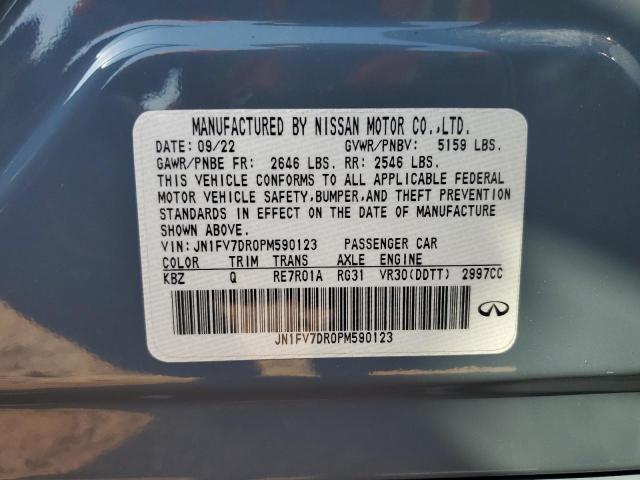 2023 INFINITI Q50 RED SP JN1FV7DR0PM590123