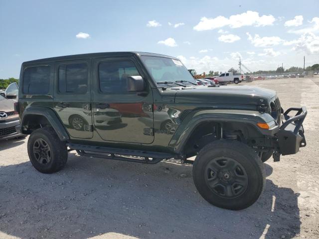Vin: 1c4hjxem9mw596278, lot: 61005625, jeep wrangler sahara 20214