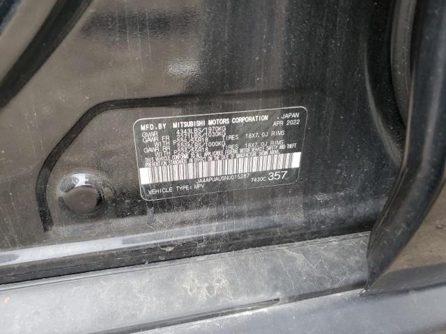 2022 MITSUBISHI OUTLANDER JA4APUAU5NU015287