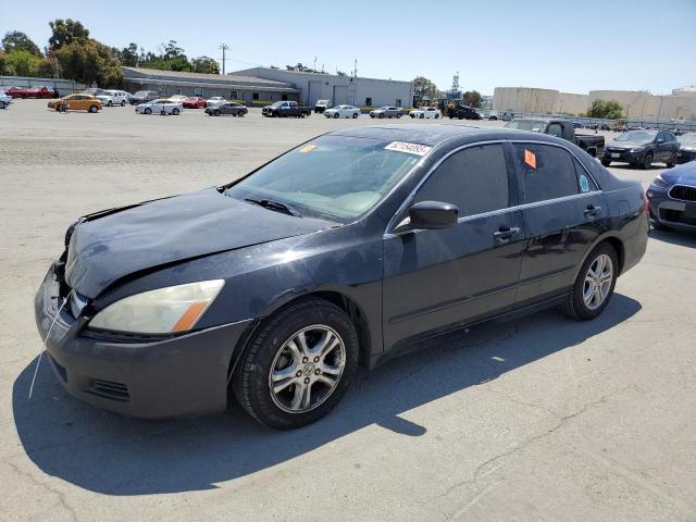 HONDA ACCORD EX 2006 black  gas 1HGCM56746A147607 photo #1