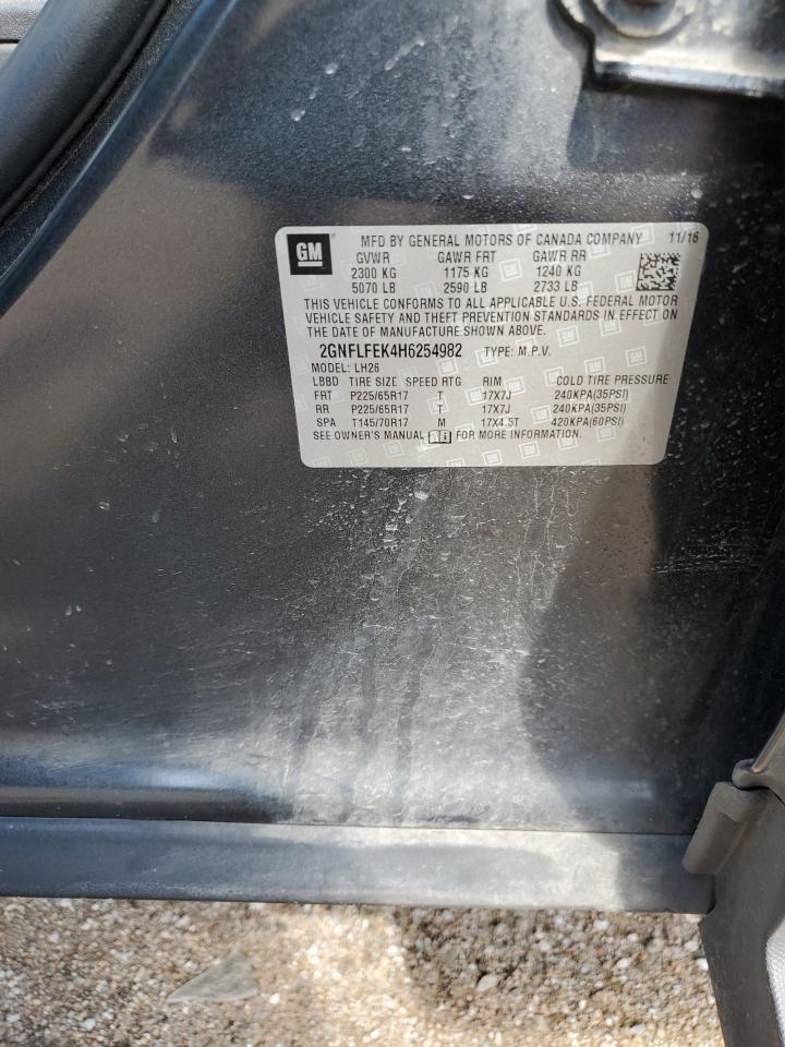 Lot #3212450142 2017 CHEVROLET EQUINOX LT