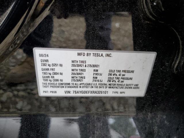 2024 TESLA MODEL Y 7SAYGDEFXRA326101