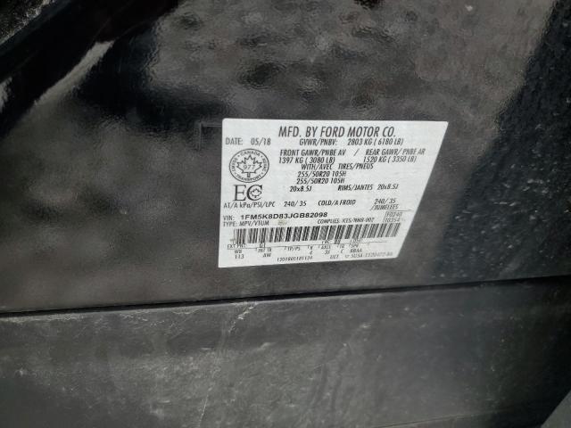 2018 FORD EXPLORER X - 1FM5K8D83JGB82098