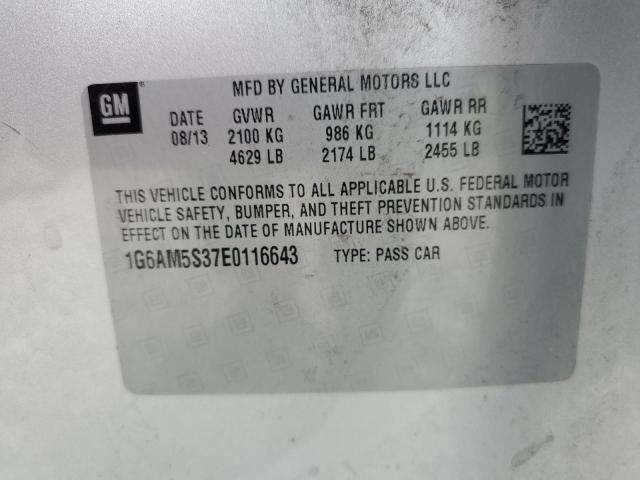 1g6am5s37e0116643 - 2014 Cadillac ats premium - #60072385