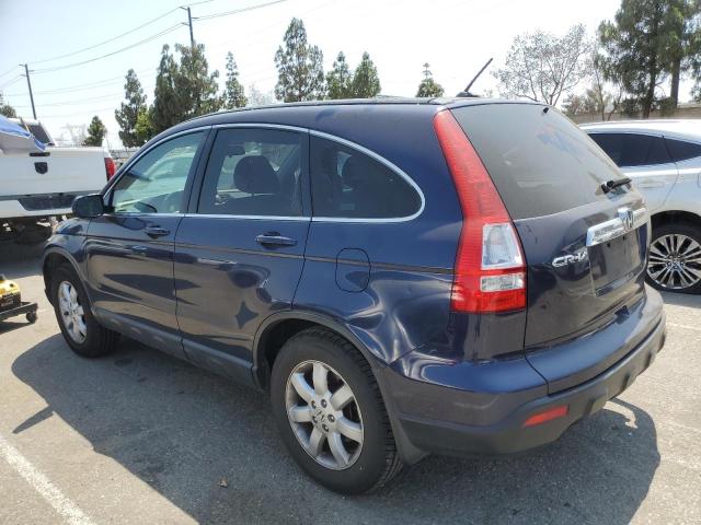 HONDA CR-V EXL 2007 blue  gas JHLRE387X7C034714 photo #3