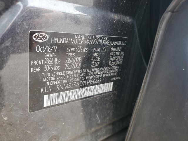 2020 HYUNDAI SANTA FE S - 5NMS33AD2LH190889