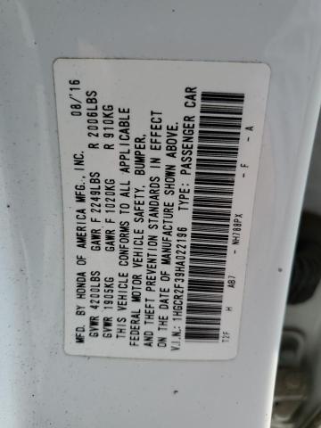 2017 HONDA ACCORD LX 1HGCR2F39HA022196