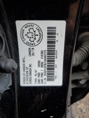 2018 HONDA CIVIC EX - 2HGFC2F87JH043775