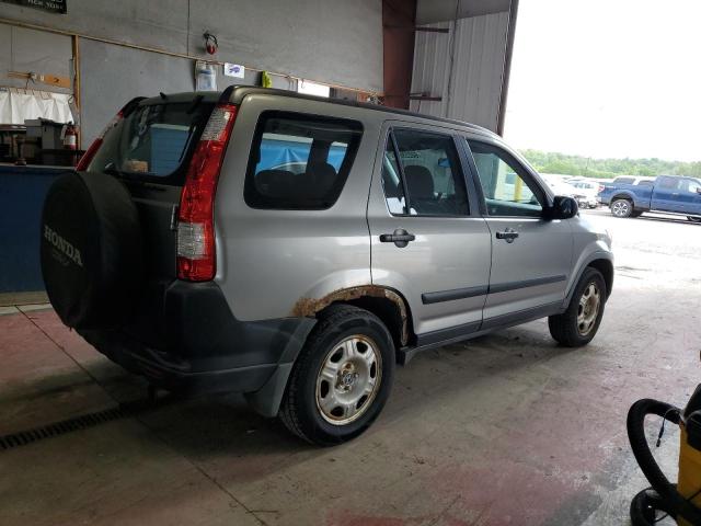 HONDA CR-V LX 2006 gray  gas JHLRD68576C021954 photo #4