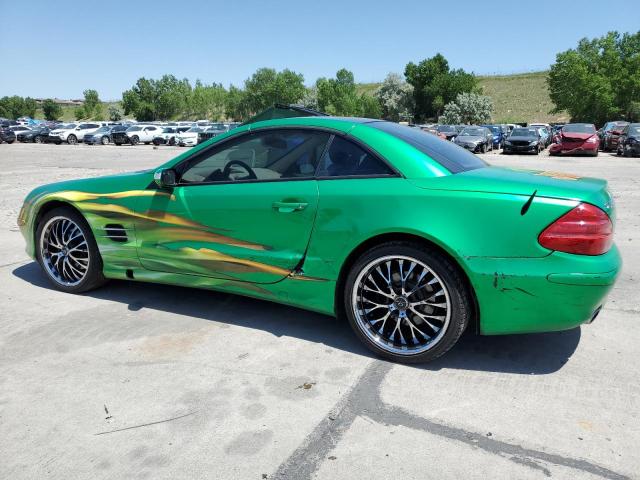 MERCEDES-BENZ SL 500 2006 green  gas WDBSK75F06F109541 photo #3
