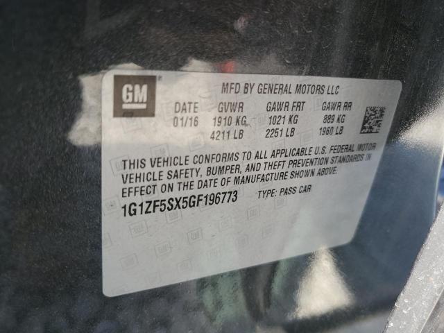2016 CHEVROLET MALIBU LT 1G1ZF5SX5GF196773