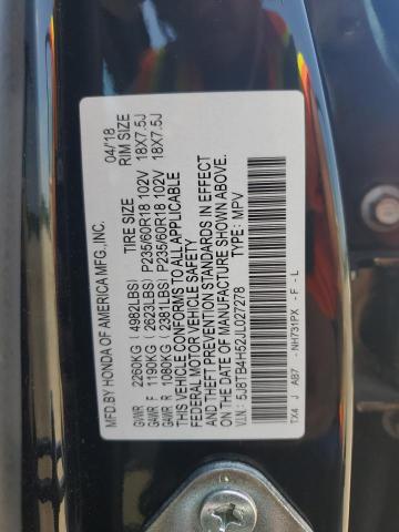 2018 ACURA RDX TECHNO 5J8TB4H52JL027278