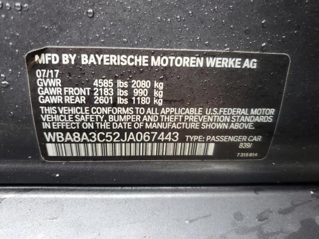 2018 BMW 320 XI WBA8A3C52JA067443