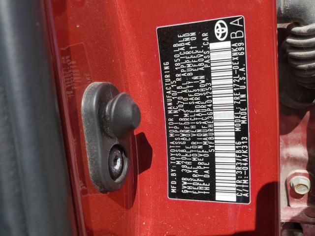 2016 TOYOTA COROLLA L - 5YFBURHE3GP401253