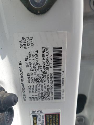 2018 HONDA CR-V LX 5J6RW5H30JL002360