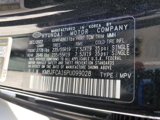2023 HYUNDAI TUCSON SEL KM8JFCA16PU099028