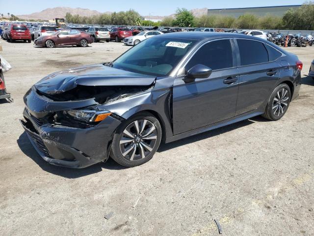 HONDA CIVIC EX 2022 gray  gas 2HGFE1F7XNH318881 photo #1