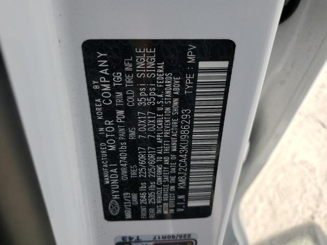 2019 HYUNDAI TUCSON SE - KM8J2CA43KU986293