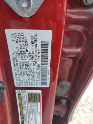 2022 HONDA CR-V EX 5J6RT6H50NL012117
