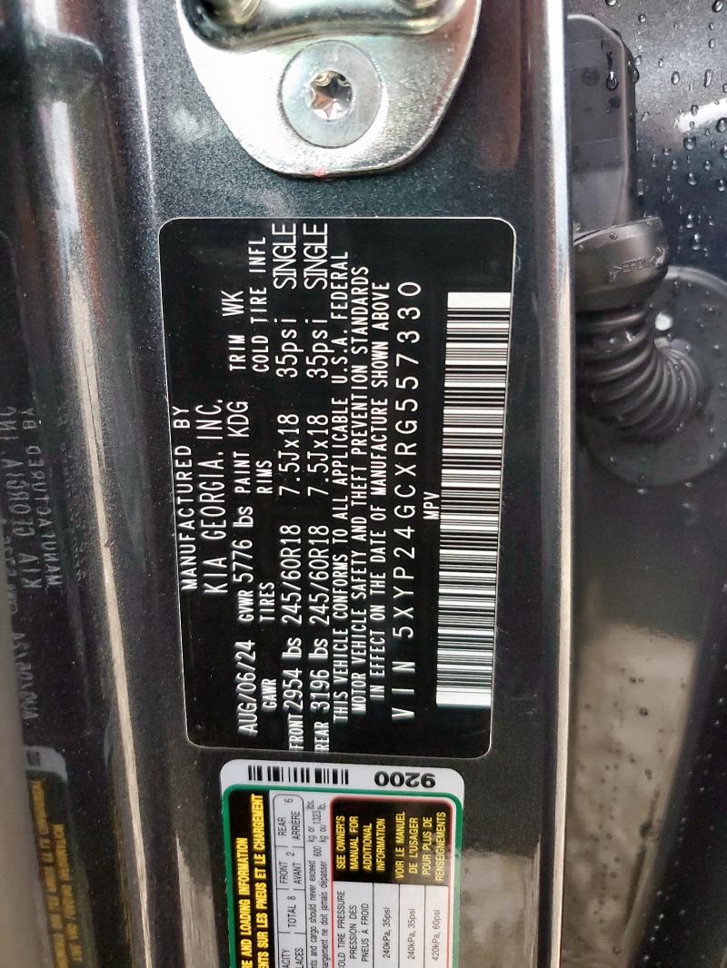 2024 KIA TELLURIDE 5XYP24GCXRG557330