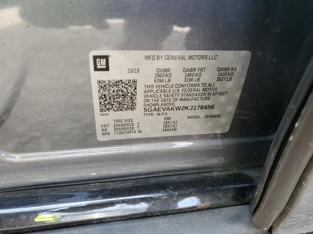 2019 BUICK ENCLAVE ES 5GAEVAKW2KJ178456