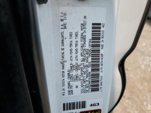 2022 TOYOTA TACOMA ACC - 3TYSX5EN9NT010590
